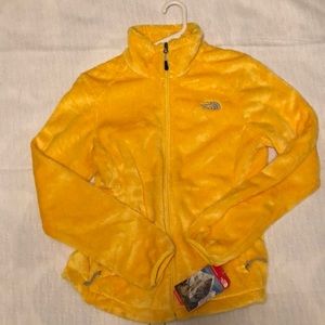 NWT YELLOW OSITO NORTH FACE JACKET, size M.
